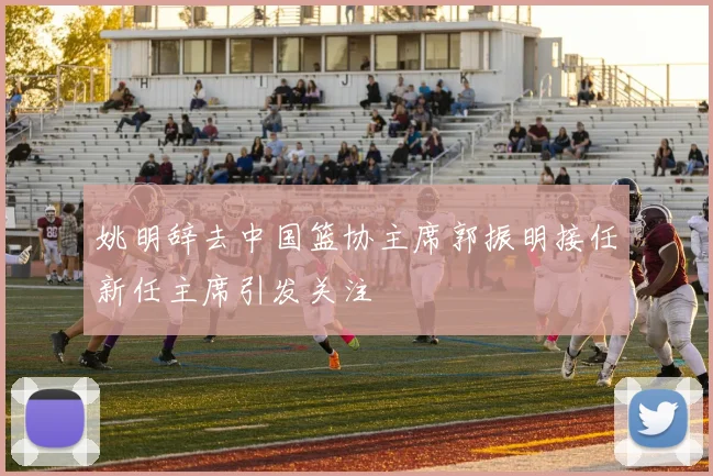 姚明辞去中国篮协主席郭振明接任新任主席引发关注